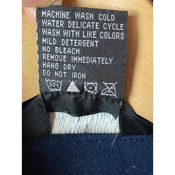 Vintage Auburn Sportswear Navy Fleece Pepsi Vest Jacket Men's Size L - Picture 5 of 5